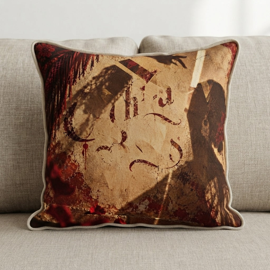 Quejío — Cuchilla De Tus Besos Pillow — product mockup