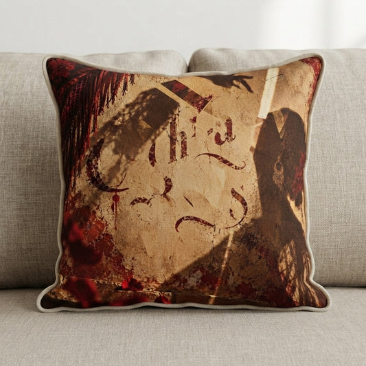 Quejío — Cuchilla De Tus Besos Pillow — product mockup