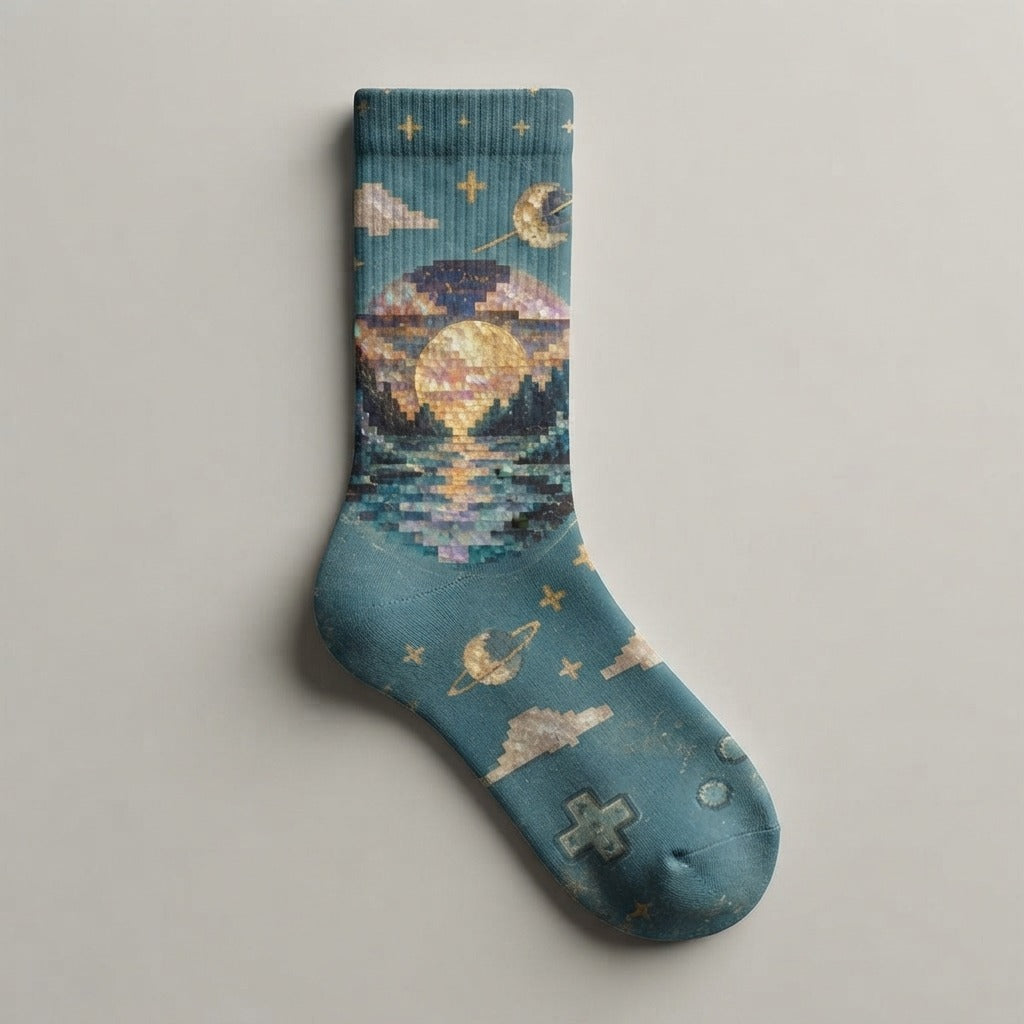 CHILLTENDO — Imaginary Console : Vol. 10 Sublimation Socks — product mockup