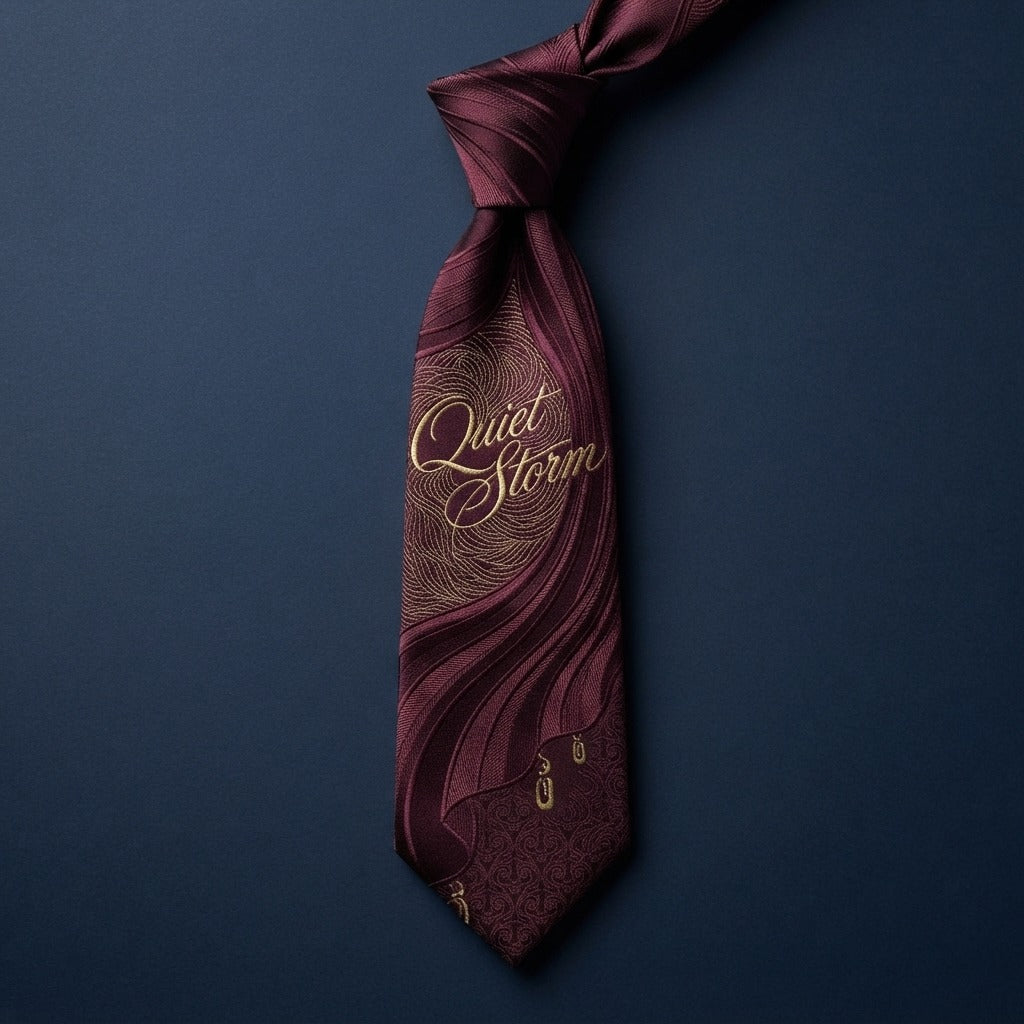 Wife — Quiet Storm Necktie — product mockup