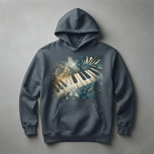 CALM PIANO NIGHTS — Before The Dream Unisex Nantucket Hooded Sweatshirt — product mockup