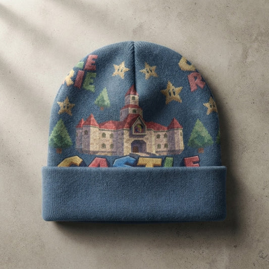 Chilltendo — Castle Reverie: Sixty-Four Dreams Cuff Beanie — product mockup