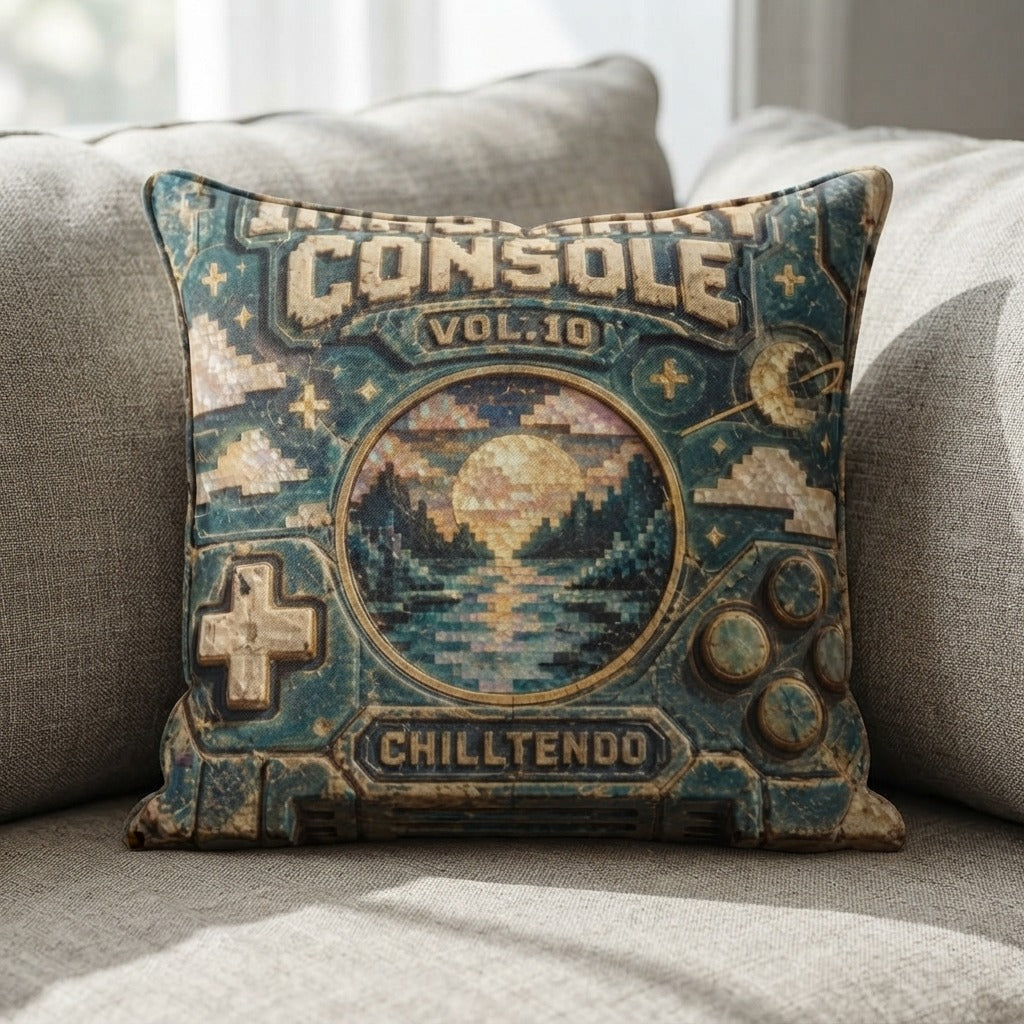 CHILLTENDO — Imaginary Console : Vol. 10 Pillow — product mockup