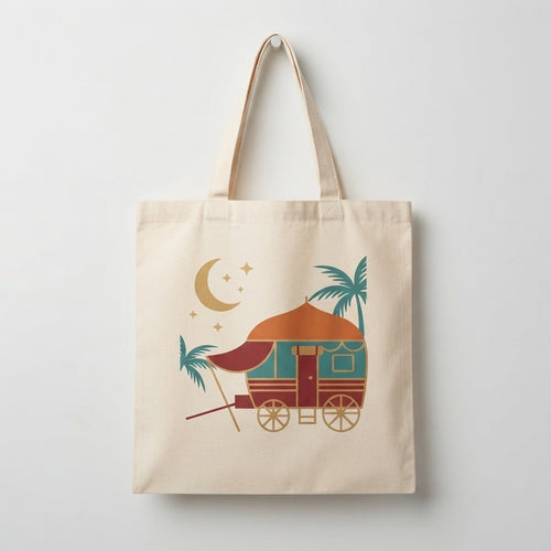 CARAVAN JAZZ — Saffron Mirage Tote