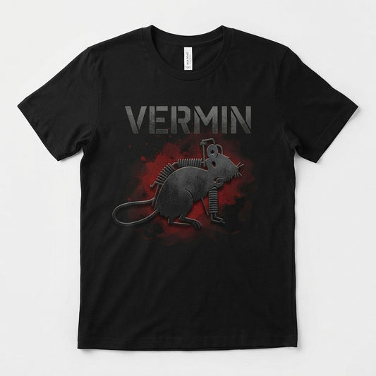 Sorry About The Blood — Vermin Tee — product mockup