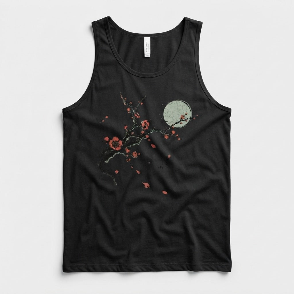 MOON INK 墨月 — 一枝春 (a branch of spring) Tank — product mockup