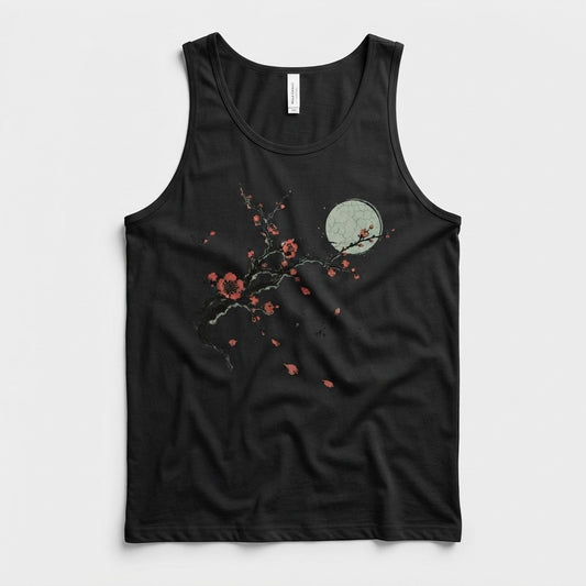 MOON INK 墨月 — 一枝春 (a branch of spring) Tank — product mockup