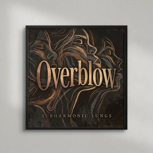 SUBHARMONIC LUNGS — Overblow Poster — product mockup