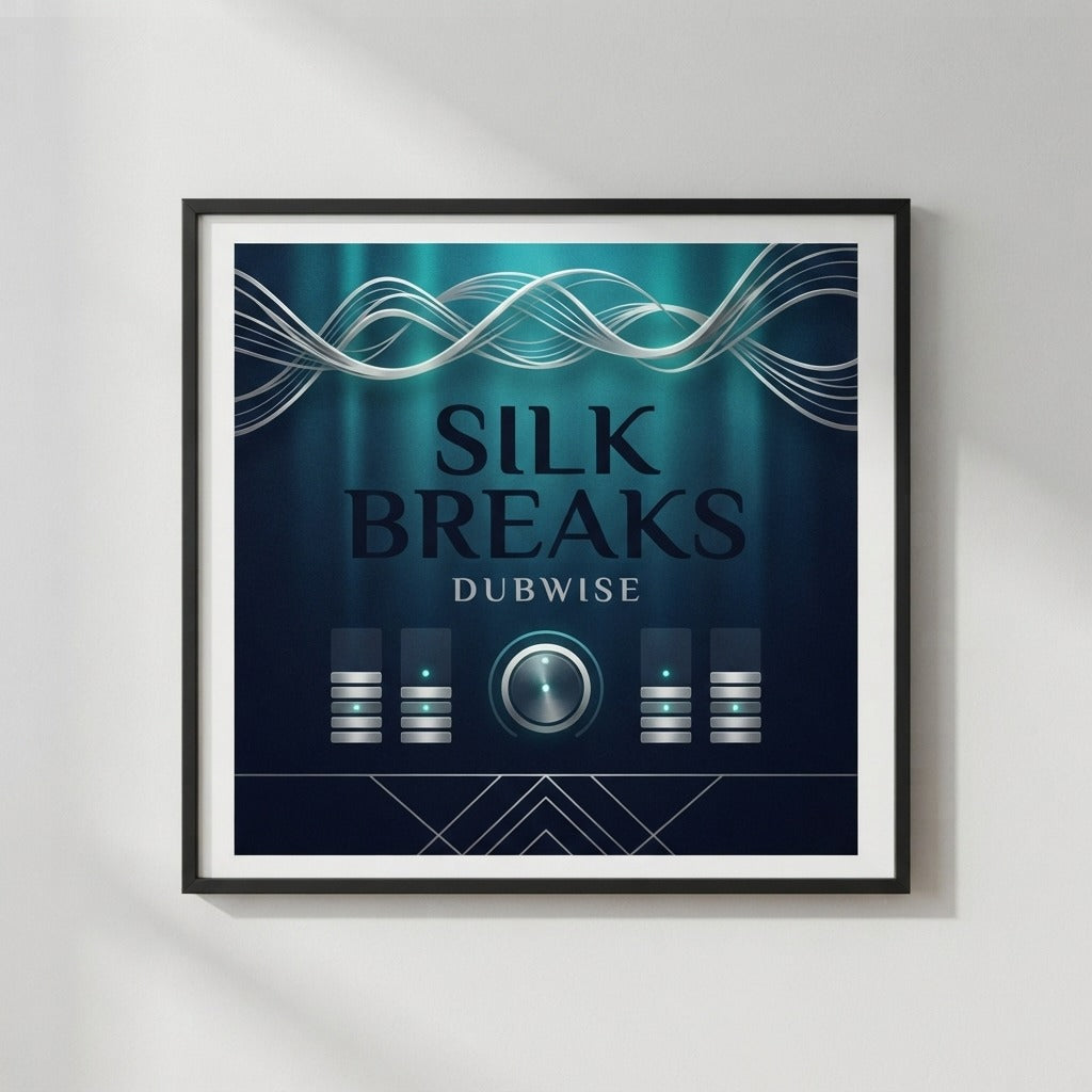 SILK BREAKS — Dubwise Poster — product mockup