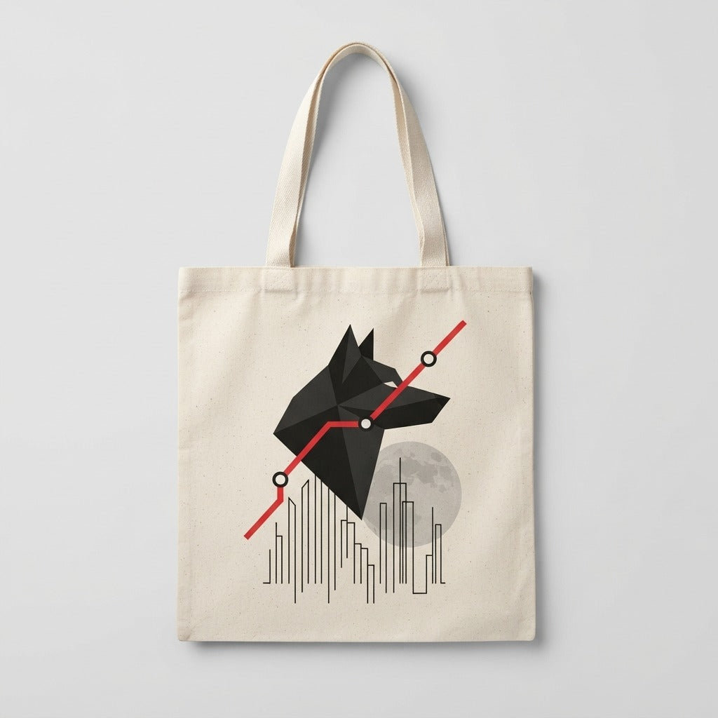 Nobody Answers — If I Was A Wolf Tote — product mockup