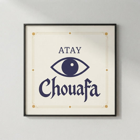 ATAY — Chouafa Poster — product mockup