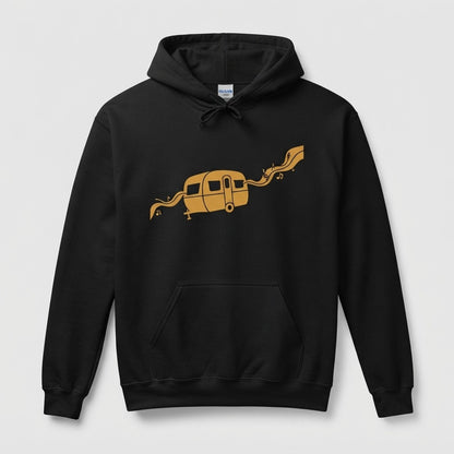 Caravan Jazz — Amber Transmissions Hoodie — product mockup