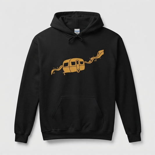 Caravan Jazz — Amber Transmissions Hoodie — product mockup