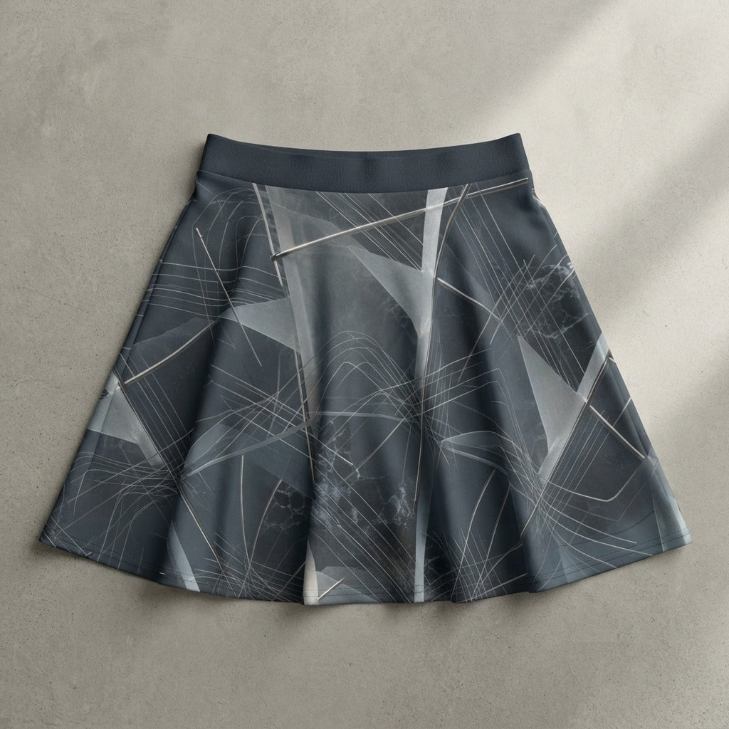 Arco Modul — Scordatura Women's Skater Skirt (AOP) — product mockup