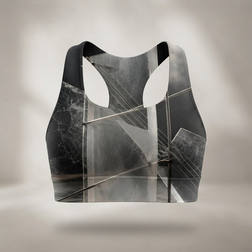 Arco Modul — Scordatura Polyester Sports Bra (AOP)