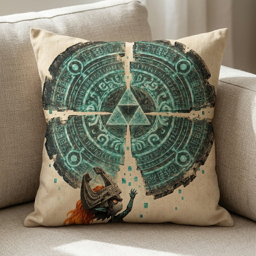 Chilltendo — Twilight Veil: Wolfbound Echoes Pillow — product mockup