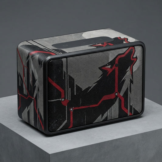 Nobody Answers — If I Was A Wolf Jabba Bluetooth Speaker — product mockup