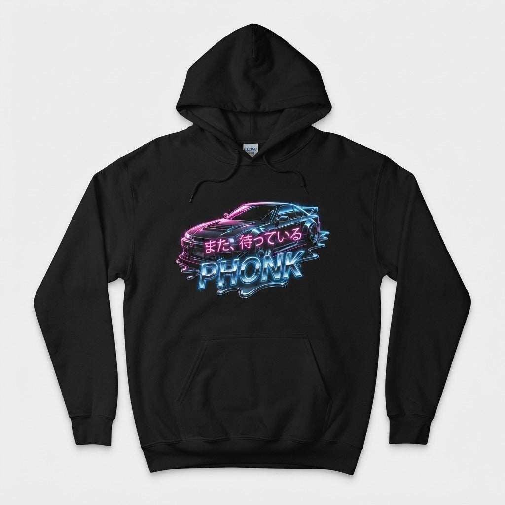PHONK GODZ — WATASHI O MATTE IRU Hoodie — product mockup