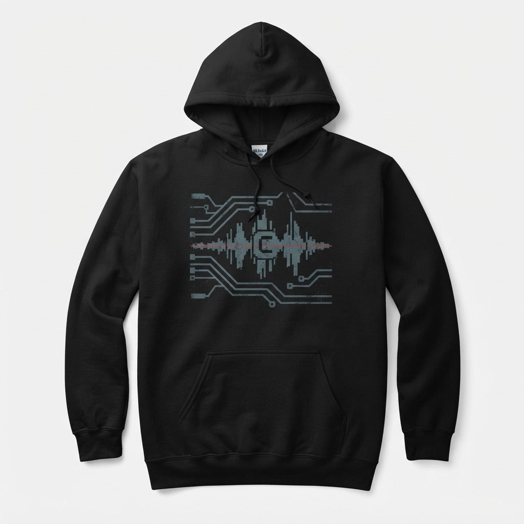 Chilltendo — Shadow Frequency: Codec 140.85 Hoodie — product mockup