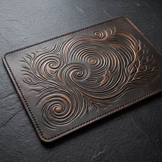 SUBHARMONIC LUNGS — Overblow Leather Placemat — product mockup