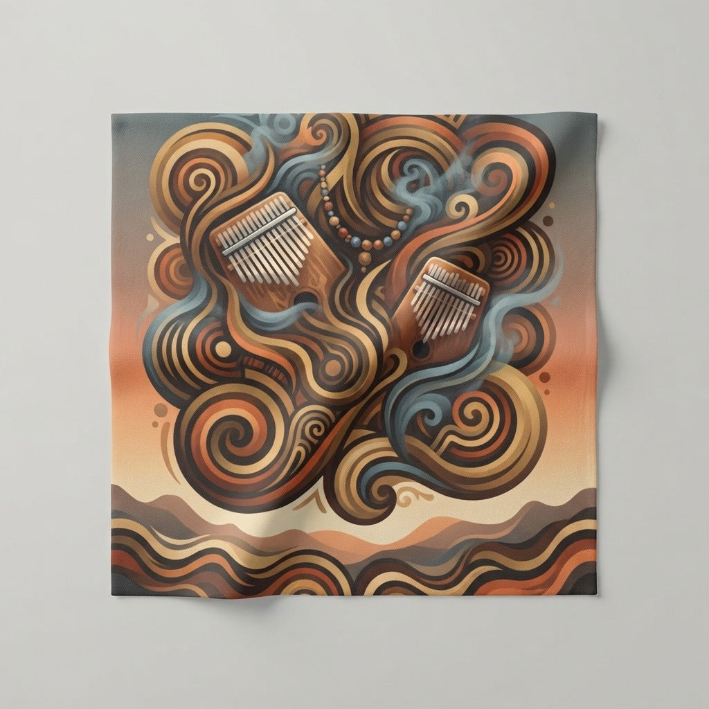 ANCESTRAL ZULU SPIRIT — Amadlozi Microfiber Tea Towel — product mockup