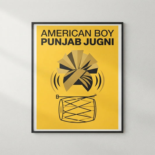PUNJAB JUGNI — American Boy Poster — product mockup