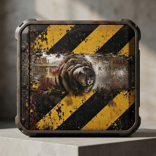 Kokerei — Demolition Notice Jabba Bluetooth Speaker — product mockup