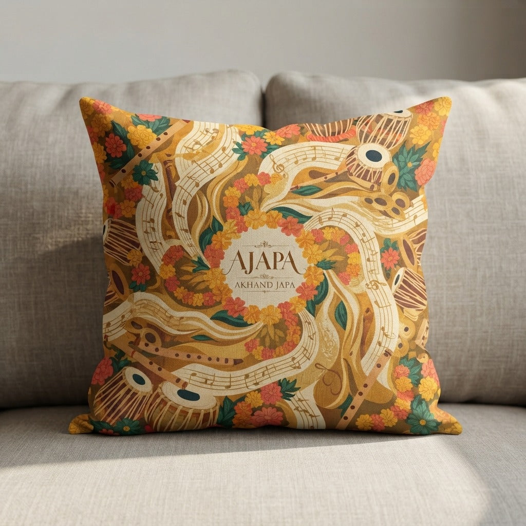 Akhand Japa — Ajapa Pillow — product mockup