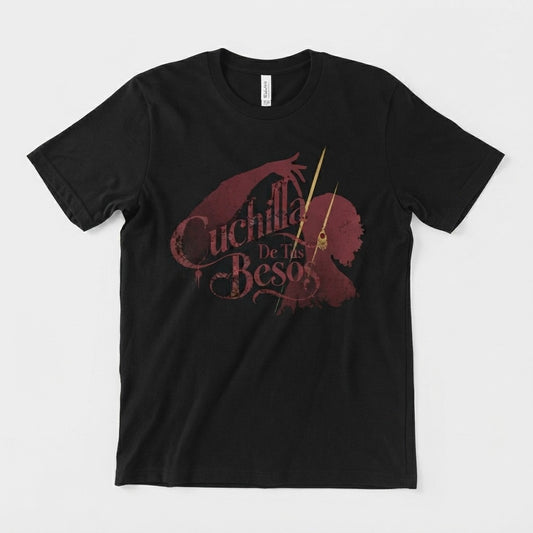 Quejío — Cuchilla De Tus Besos Tee — product mockup