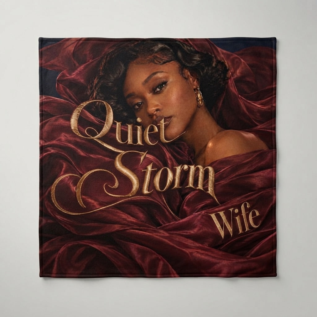 Wife — Quiet Storm Sweatshirt Blanket — product mockup