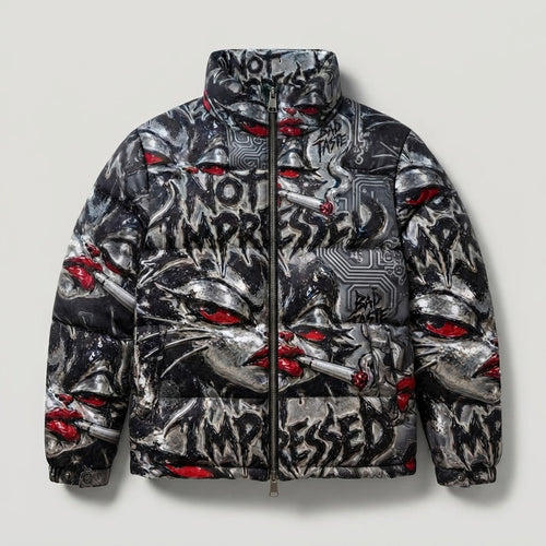 Bad Taste — Not Impressed Women’s Puffer Jacket (AOP)