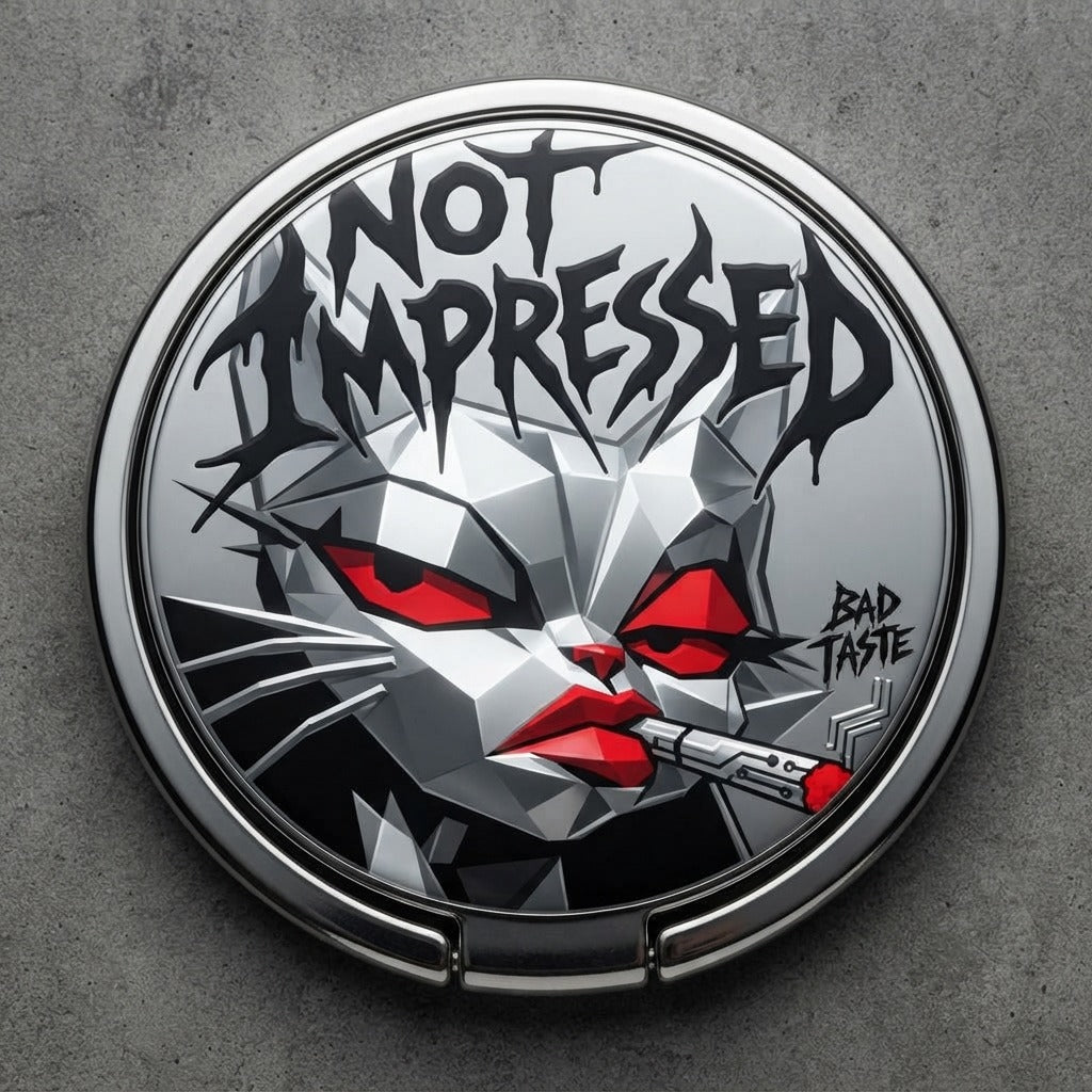 Bad Taste — Not Impressed Clickit Phone Stand — product mockup