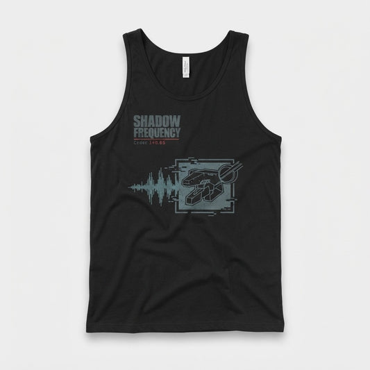 Chilltendo — Shadow Frequency: Codec 140.85 Tank — product mockup