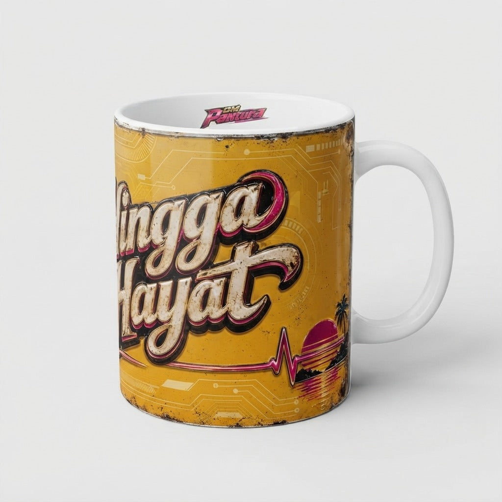 OM Pantura — Hingga Hayat Mug — product mockup