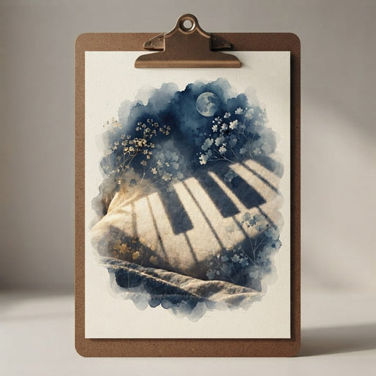 CALM PIANO NIGHTS — Before The Dream Clipboard — product mockup