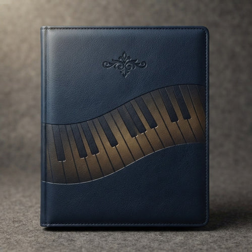 CALM PIANO NIGHTS — Before The Dream Large Vegan Leather Journal (Engraving)