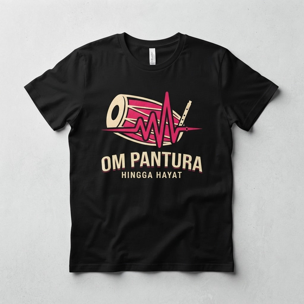 OM Pantura — Hingga Hayat Tee — product mockup