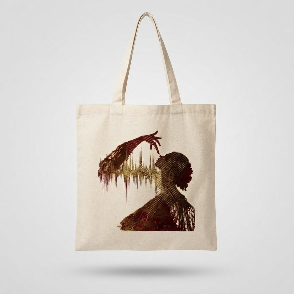 Quejío — Cuchilla De Tus Besos Tote — product mockup