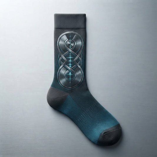 SILK BREAKS — Dubwise Cushioned Crew Socks — product mockup