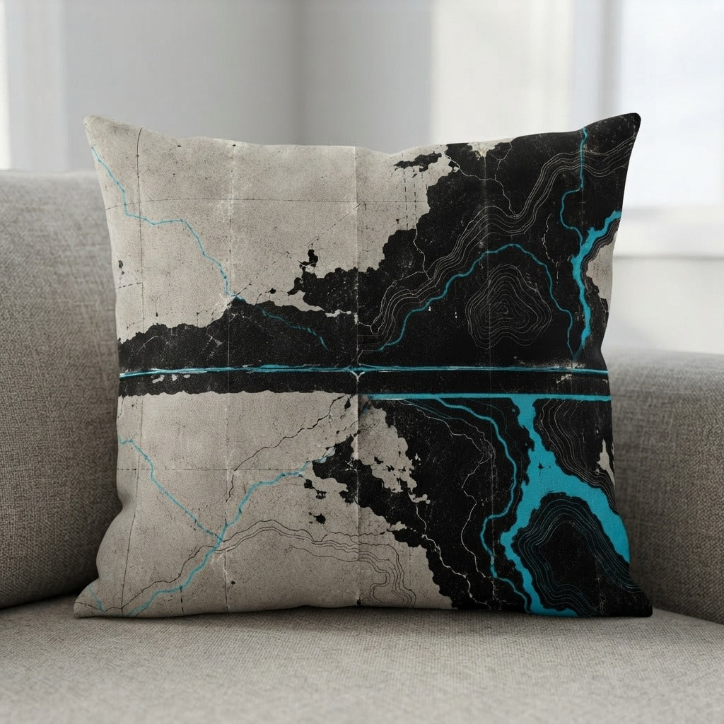 Nobody Answers — The Earth Just Lies Pillow — product mockup