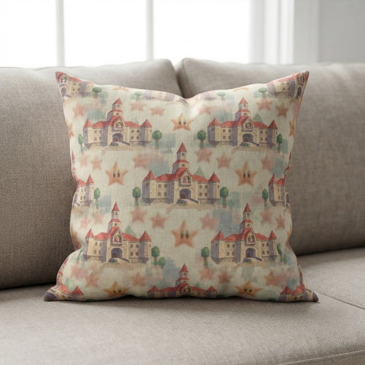 Chilltendo — Castle Reverie: Sixty-Four Dreams Pillow — product mockup