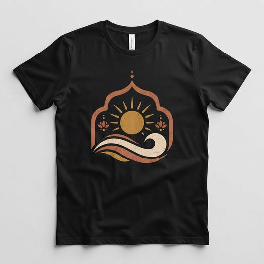 Akhand Japa — Brahma Muhurta Tee — product mockup