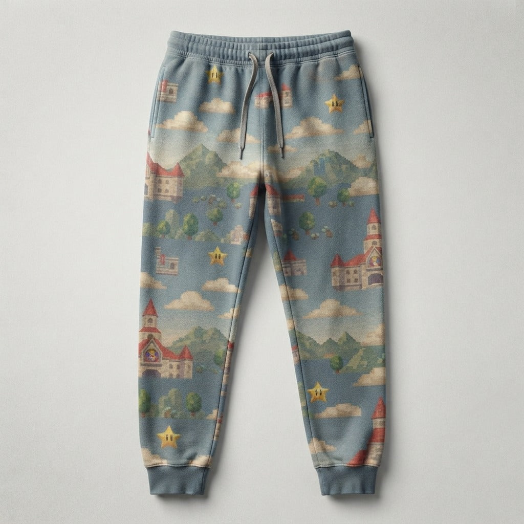 Chilltendo — Castle Reverie: Sixty-Four Dreams Unisex Sweatpants — product mockup