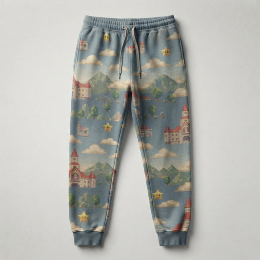 Chilltendo — Castle Reverie: Sixty-Four Dreams Unisex Sweatpants — product mockup