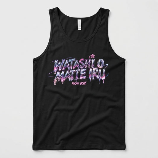 PHONK GODZ — WATASHI O MATTE IRU Tank — product mockup