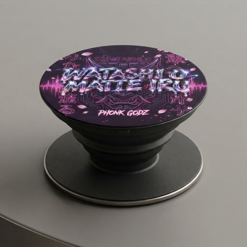 PHONK GODZ — WATASHI O MATTE IRU Clickit Phone Stand — product mockup
