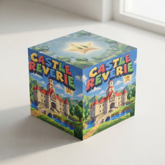 Chilltendo — Castle Reverie: Sixty-Four Dreams Note Cube — product mockup