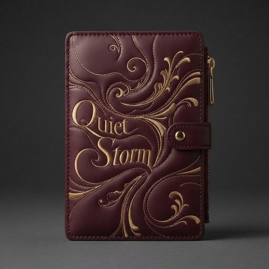 Wife — Quiet Storm Small Cell Phone Wallet — product mockup