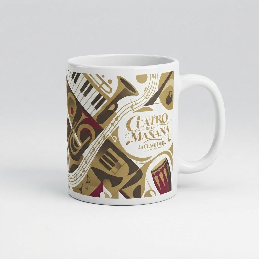 La Clave Dura — Cuatro De La Mañana Mug — product mockup