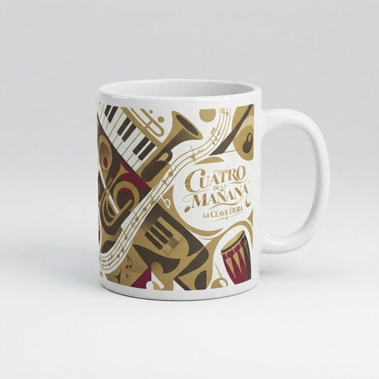 La Clave Dura — Cuatro De La Mañana Mug — product mockup